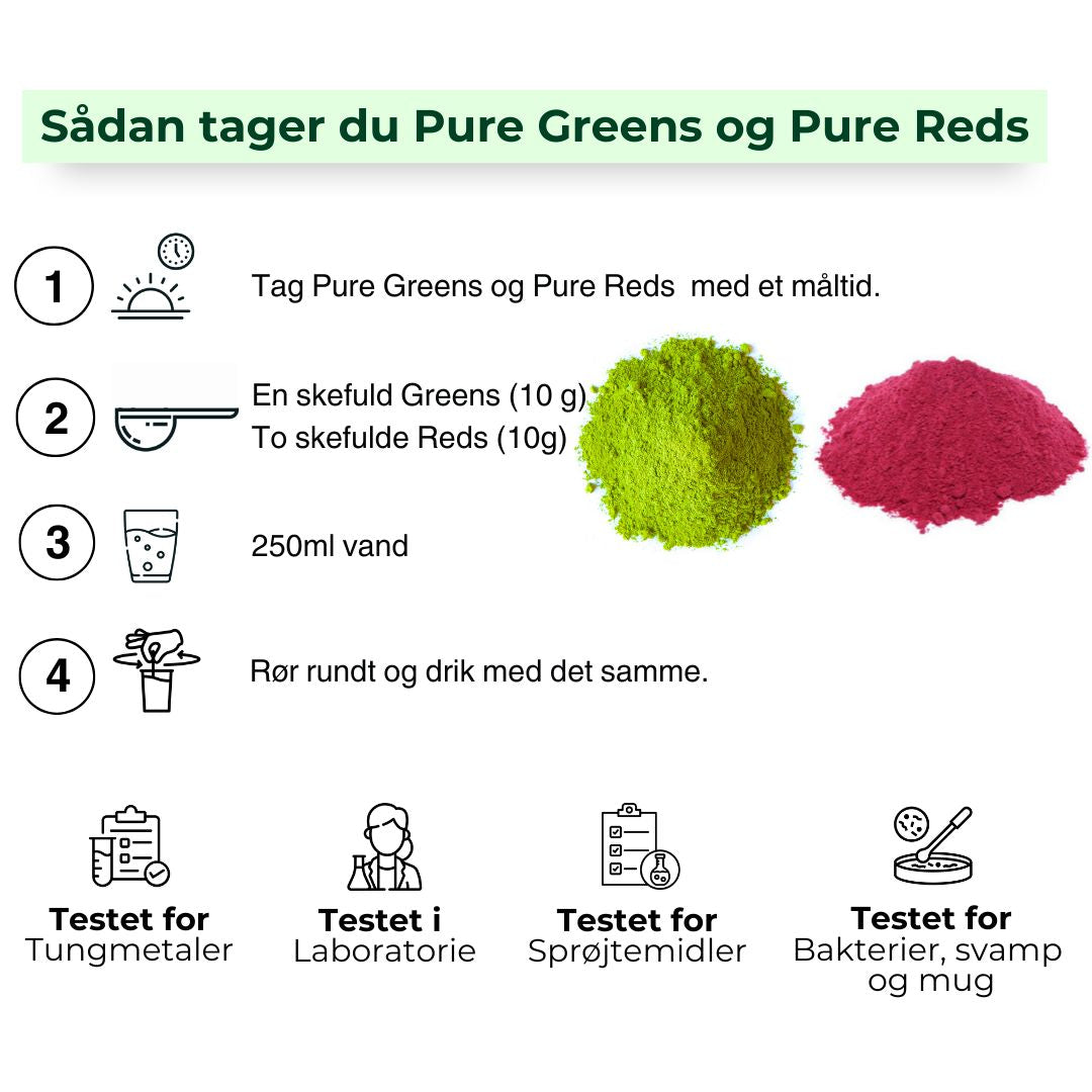 2 Pure Greens + 2 Pure Reds